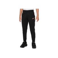 Nike jaunimo megztos sportinės kelnės, madingos, paprastos ir universalios, raišteliu surišamos, juodos DJ5491-010 L