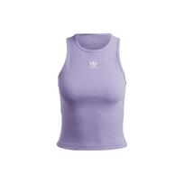 Adidas Originals Adicolor Essentials Ribbed Logo Tank Top Women Tops Magic-Light-Purple IB9112 XXS