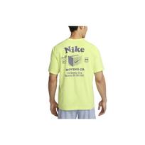 Nike Dri-Fit UV Hyverse Logo Sportiniai Marškinėliai Vyriški Viršutiniai Drabužiai Šviesiai Citrininiai DX0907-736 M