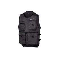 Nike Run Ready Daug kišenių Megztas liemenė Vyriški viršutiniai drabužiai Žaibu pilka CJ1461-082 XS
