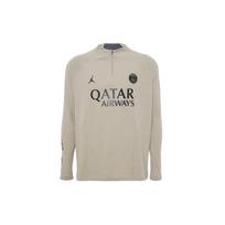 Jordan X PSG Paris Saint-Germain Strike Trečias Dri-Fit Spausdintas Logotipas Ilgomis Rankovėmis Futbolo Marškinėliai Vyrams Viršūnės Akmens DZ0696-231 XL