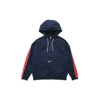 Nike NSW Didelis Swoosh Pusiau Užtraukiamas Gobtuvinis Striukė Vyrams Viršutinė Apranga CD0420-451 L
