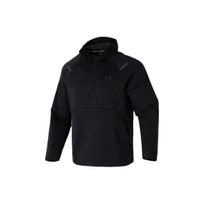 Under Armour Solid Color Breathable Sports Hoodie Men hoodies Black 1379811-001 XL