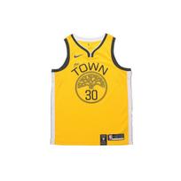 Nike NBA Earned Edition Golden State Warriors Stephen Curry Jersey Men Jersey Yellow BQ1159-731 XL