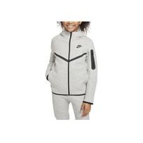 Nike Sportswear Tech Fleece su gobtuvu Patogus laisvalaikio švarkas Vaikų švarkai Tamsiai pilkas Juodas HV5867-063 S