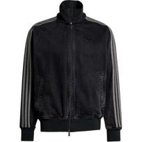 adidas Adicolor Džinsinis Firebird Sportinis Džemperis Tikra Juoda Džinsinė Vyriška Streetwear JC6717 XS