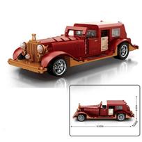 865 VNT. Phantom Klasikinio Automobilio Statybinės Detalės Vintažinis Nostalgiškas Automobilio Modelis 1:12 mastelio automobilio kaladėlės Vaikų „pasidaryk pats“ žaislai Gimtadienio dovanos No Box