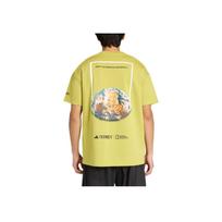 „Adidas X National Geographic AEROREADY“ marškinėliai su nugaros spauda, ​​patogūs, madingi, laisvalaikio trumpomis rankovėmis marškinėliai, unisex palaidinė KC2351 M