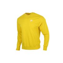 Nike Sportswear Club apvalios apykaklės džemperis Vyriški viršutiniai drabužiai Citrinos geltonumo BV2667-735 L