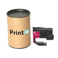 Brother LC-521M kasetė magenta/purpurinė 500psl (Printle) LC521M (su mikroschema)