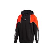 Adidas Originalus Clover Bg Tf Ab sportinis džemperis su gobtuvu Vyriški viršutiniai drabužiai Juodas Oranžinis GE0868 XS