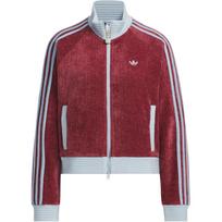 Adidas Originals spalvota striukė Gyvatės Metas Riboto Leidimo Retro Dryžuota Spalvų Blokų Aksominė Su Stovu Sportinė Trumpa Laisva Striukė JN0723 2XS