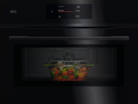 Įmontuojama mikrobangų krosnelė AEG 7000 serija MealAssist, NKM7N721B, 44 l