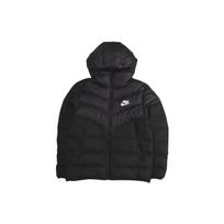 Nike Nsw Windrunner Pūkinė striukė su gobtuvu Vyriška viršutinė apranga Juoda 928834-010 M