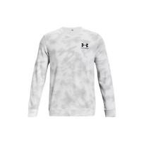 Under Armour Rival Logo Print Cotton Crew Neck Long Sleeve Sweatshirt Men Sweatshirt White 1377186-100 XXL