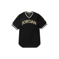 Air Jordan Logotipo Krepšinio Marškinėliai Trumpomis Rankovėmis Vyriški Viršutiniai Drabužiai Juodi AV0183-010 M
