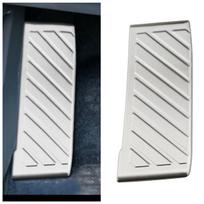 Kairiarankiams automobiliams Kojų atramos Pagalvėlės Pedalo Dangtelis Volkswagen VW Golf MK7 MK8 POLO A05 Passat B8 B9 Skoda Rapid Octavia A7 2015+ sidabras