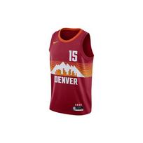 „Nike Retro“ krepšinio marškinėliai, gerbėjų leidimas, Denverio „Nuggets“, Nikola Jokičius, Nr.. 15 vyriškų palaidinių tamsiai raudonos spalvos CN1725-615 M