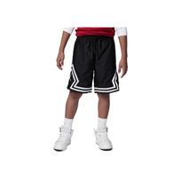Jordan Logo Print Tinklelio Krepšinio Šortai Vaikams Juodi DV0425-010 XS
