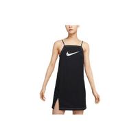 Nike Spalvų Bloko Kontrastingos Siūlės Sportiška Laisvalaikio Suknelė Moteriška Suknelė Juoda DM6743-010 S