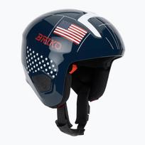 Slidinėjimo šalmas Briko Vulcano 2.0 USA Mips shiny blue/white/cardinal red