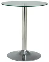 Stiklinis stalas 70 cm