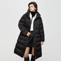 Tatu Women's Winter Long Hooded Down Jacket XL