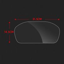 HD PVC prietaisų skydelio plėvelė Volvo XC60 XC90 S90 V60 V90 XC40 S60 interjero modifikacijai, centrinio valdymo ekrano apsauginė plėvelė skaidri