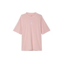 Jordan Flight Essentials skalbtas logotipas grafinis apvalios apykaklės trumpomis rankovėmis vyriškas marškinėlis su nuleistais pečiais Viršutiniai drabužiai Legend-Pink FN5995-622 XXL
