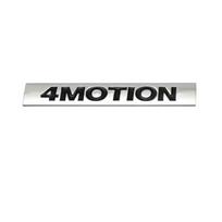 1 vnt. 3D metalinis 4MOTION automobilio galinės bagažinės emblema lipdukas, skirtas VW Sharan Golf Passat Jetta Touareg Tiguan Polo Bora sidabras/juoda
