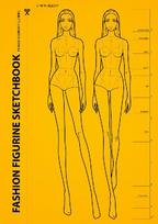 Fashion Figurine Sketchbook: Female Fashion Figurines