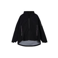 Adidas neperšlampantis vėjo striukės lietpaltis su gobtuvu ir ilgomis rankovėmis moteriškos striukės juoda GP7851 XS black