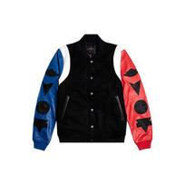 Jordan Yin Yang Rankovės Naikintojas Odinė Varsity Striukė Vyriškos Striukės Juoda AT9959-010 S