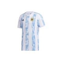 Adidas Argentinos namų, Messi gerbėjų marškinėliai, 21 sezonas, Dopamino spaudinys, įprasto kirpimo vyriški viršutiniai drabužiai Mėlyni GE5475 L
