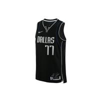 Nike Dončičiaus „Mavericks“ Dri-Fit NBA marškinėliai Juodi Vyriški Gatvės drabužiai DH8069-010 S