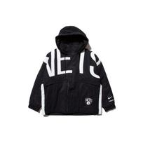 Nike Ambush X NBA Brooklyn Nets raidžių spaudos laisvas šiltas medvilninis džemperis su gobtuvu moteriškas viršutinis drabužis juodas DB9567-010 M black