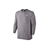 Nike Siuvinėtas logotipas Megztinis ilgomis rankovėmis Sportinis megztinis Vyriški viršutiniai drabužiai Pilkas 916609-071 M