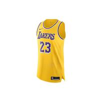 Nike LeBronas Jamesas Los Andželo „Lakers“ žaidėjų leidimo marškinėliai Nr. 23 vyrų krepšinio liemenės, geltonos spalvos CW3448-729 S