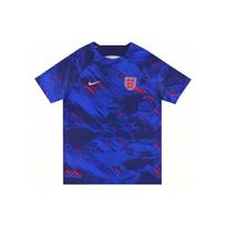 Nike Anglijos nacionalinė komanda Pasaulio futbolo čempionatas Kataras Treniruočių sportinis logotipas Apvalus kaklas Trumpos rankovės T-shirt Vyriški viršutiniai drabužiai Tamsiai mėlyna DM9547-492 L