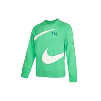 Nike Swoosh Ft Džemperis su apvalia apykakle Didelio logotipo spaudinys Megztas Puloveris Džemperis Vyriškas Džemperis Žalias DD6097-362 L
