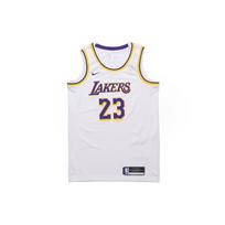 Nike NBA Swingman marškinėliai Lakers #23 LeBron James vyriški marškinėliai baltas CW3595-101 S