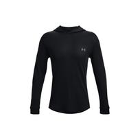 Under Armour gobtuvas su vafliniu raštu, ilgomis rankovėmis, vyriški viršutiniai drabužiai, juodas 1302362-001 XXL
