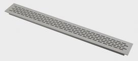 Ventiliacijos grotelės 60x480mm aliuminis