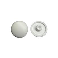 Plastikinis baldinis dangtelis konfirmatui Baltas Ø12mm