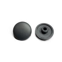 Plastikinis baldinis dangtelis konfirmatui Pilkas grafitas Ø12mm
