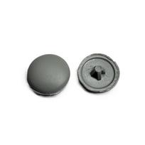 Plastikinis baldinis dangtelis medsraigčiui Pilka platina Ø12mm