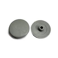 Plastikinis baldinis dangtelis ekscentrikui Pilka platina Ø18mm