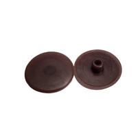 Plastikinis baldinis dangtelis ekscentrikui Raudonmedis Ø18mm