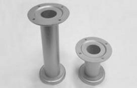Kojelė metalinė reguliuojama H-150mm Ø30mm pilka