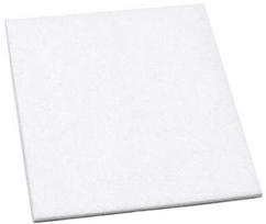 Padukas veltinio klijuojamas stačiakampis 100x100mm baltas